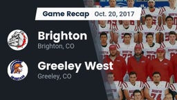 Recap: Brighton  vs. Greeley West  2017