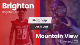 Matchup: Brighton  vs. Mountain View  2018