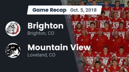 Recap: Brighton  vs. Mountain View  2018