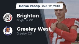 Recap: Brighton  vs. Greeley West  2018