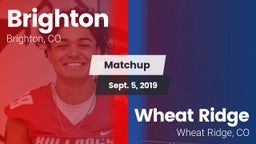Matchup: Brighton  vs. Wheat Ridge  2019