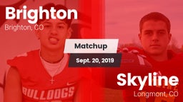 Matchup: Brighton  vs. Skyline  2019
