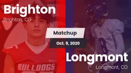 Matchup: Brighton  vs. Longmont  2020