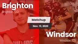 Matchup: Brighton  vs. Windsor  2020