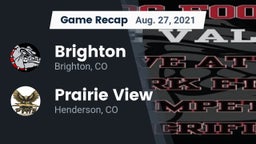 Recap: Brighton  vs. Prairie View  2021