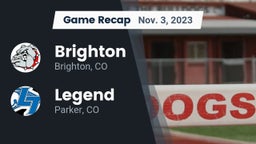 Recap: Brighton  vs. Legend  2023