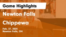 Newton Falls  vs Chippewa  Game Highlights - Feb. 27, 2024