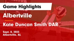 Albertville  vs Kate Duncan Smith DAR  Game Highlights - Sept. 8, 2023