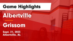 Albertville  vs Grissom  Game Highlights - Sept. 21, 2023