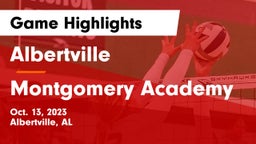 Albertville  vs Montgomery Academy  Game Highlights - Oct. 13, 2023