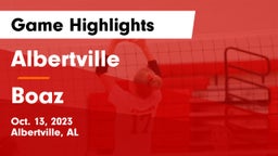 Albertville  vs Boaz  Game Highlights - Oct. 13, 2023
