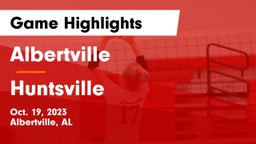 Albertville  vs Huntsville  Game Highlights - Oct. 19, 2023