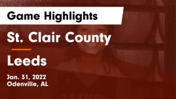 St. Clair County  vs Leeds  Game Highlights - Jan. 31, 2022