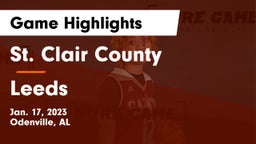 St. Clair County  vs Leeds  Game Highlights - Jan. 17, 2023