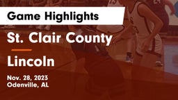 St. Clair County  vs Lincoln  Game Highlights - Nov. 28, 2023