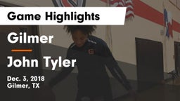 Gilmer  vs John Tyler  Game Highlights - Dec. 3, 2018
