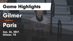 Gilmer  vs Paris  Game Highlights - Jan. 26, 2021