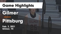 Gilmer  vs Pittsburg  Game Highlights - Feb. 2, 2021