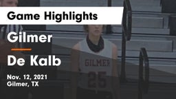 Gilmer  vs De Kalb  Game Highlights - Nov. 12, 2021