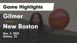 Gilmer  vs New Boston  Game Highlights - Dec. 2, 2023