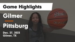 Gilmer  vs Pittsburg  Game Highlights - Dec. 27, 2023