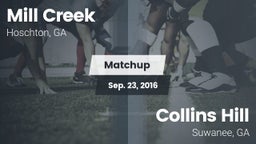 Matchup: Mill Creek High vs. Collins Hill  2016