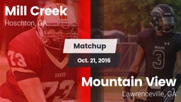 Matchup: Mill Creek High vs. Mountain View  2016