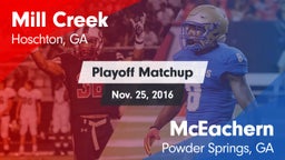 Matchup: Mill Creek High vs. McEachern  2016