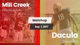 Matchup: Mill Creek High vs. Dacula  2017