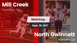Matchup: Mill Creek High vs. North Gwinnett  2017