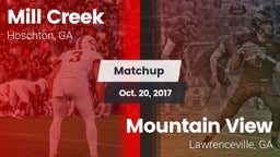 Matchup: Mill Creek High vs. Mountain View  2017