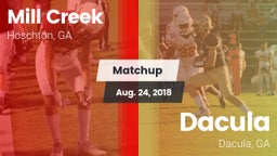 Matchup: Mill Creek High vs. Dacula  2018