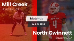 Matchup: Mill Creek High vs. North Gwinnett  2018