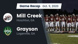Recap: Mill Creek  vs. Grayson  2020