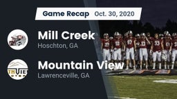 Recap: Mill Creek  vs. Mountain View  2020