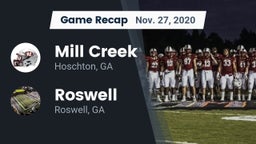 Recap: Mill Creek  vs. Roswell  2020