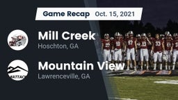 Recap: Mill Creek  vs. Mountain View  2021