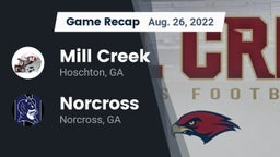 Recap: Mill Creek  vs. Norcross  2022