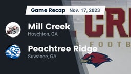Recap: Mill Creek  vs. Peachtree Ridge  2023