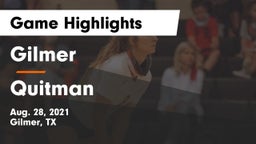 Gilmer  vs Quitman  Game Highlights - Aug. 28, 2021