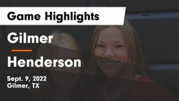 Gilmer  vs Henderson  Game Highlights - Sept. 9, 2022