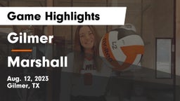 Gilmer  vs Marshall  Game Highlights - Aug. 12, 2023