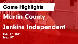 Martin County  vs Jenkins Independent  Game Highlights - Feb. 27, 2021