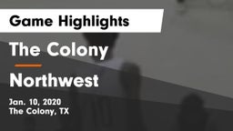 The Colony  vs Northwest  Game Highlights - Jan. 10, 2020