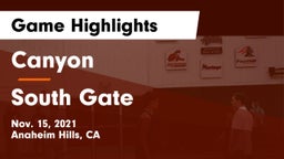 Canyon  vs South Gate Game Highlights - Nov. 15, 2021