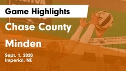 Chase County  vs Minden  Game Highlights - Sept. 1, 2020