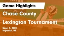 Chase County  vs Lexington Tournament Game Highlights - Sept. 5, 2020