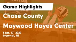 Chase County  vs Maywood Hayes Center Game Highlights - Sept. 17, 2020