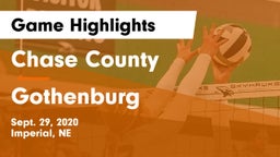 Chase County  vs Gothenburg  Game Highlights - Sept. 29, 2020
