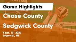 Chase County  vs Sedgwick County  Game Highlights - Sept. 13, 2022